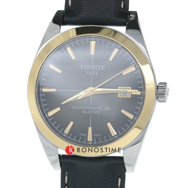 Фотография часов Tissot Gentleman Powermatic 80 Silicium 18K Gold T927.407.46.061.01_1