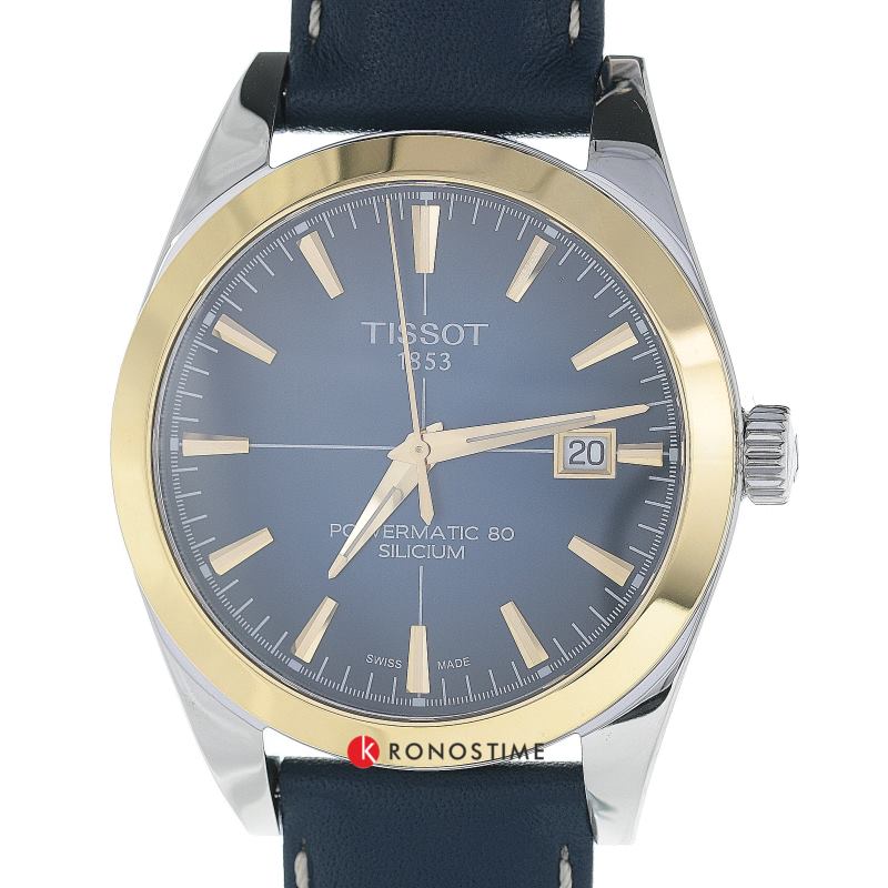 Фотография часов Tissot Gentleman Powermatic 80 Silicium 18K Gold T927.407.46.041.01