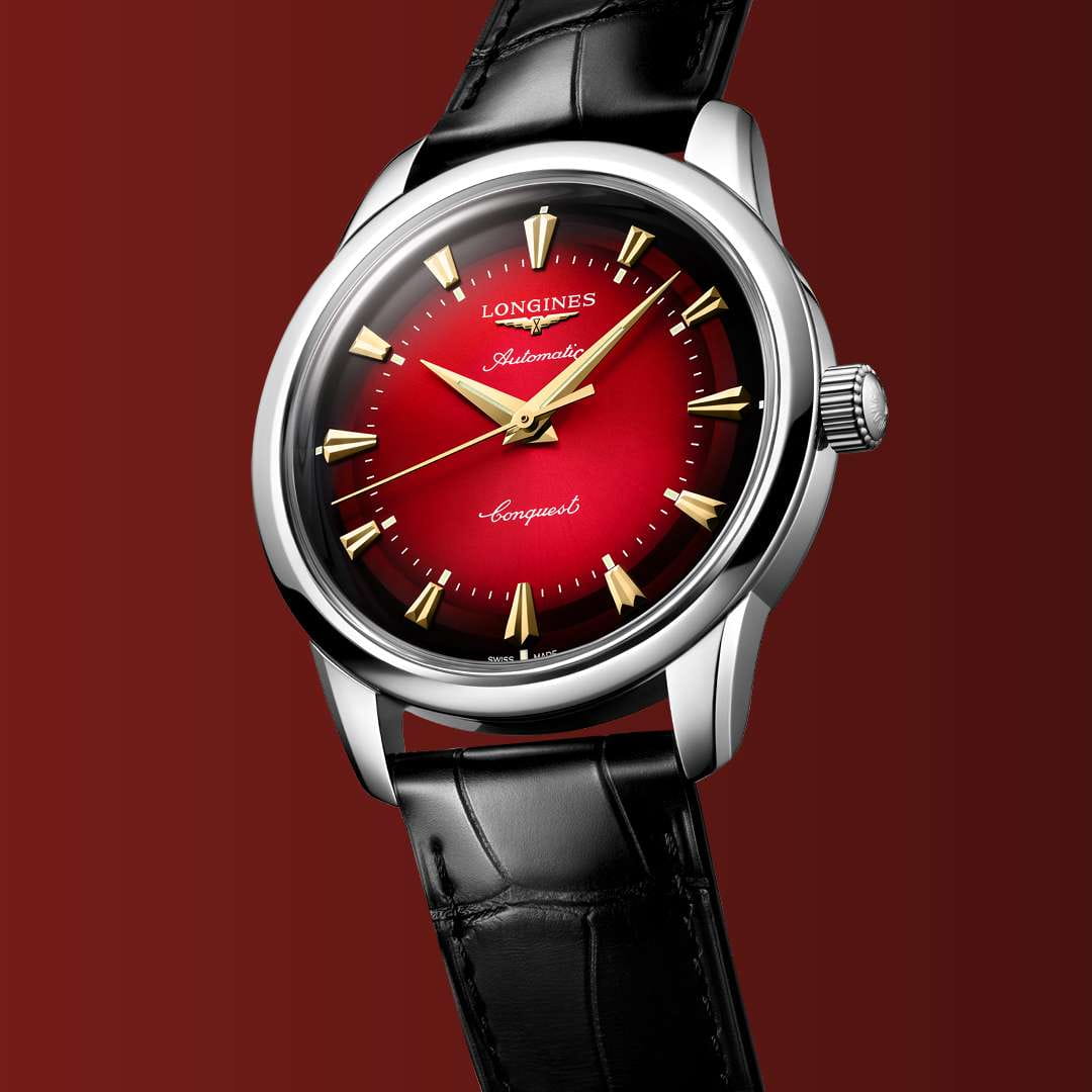 Longines Longines Heritage Classic L1.651.4.09.2 , наручные мужские часы фото под углом