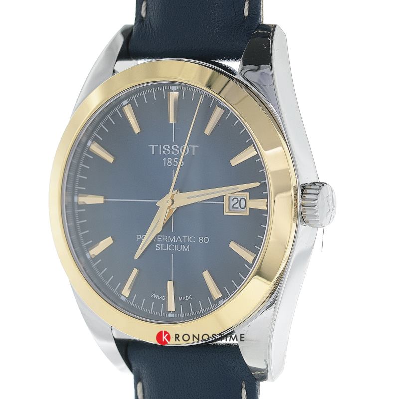 Фотография часов Tissot Gentleman Powermatic 80 Silicium 18K Gold T927.407.46.041.01_2