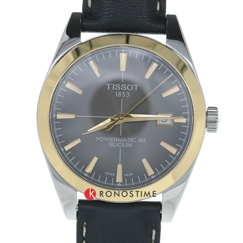 Фотография часов Tissot Gentleman Powermatic 80 Silicium 18K Gold T927.407.46.061.01