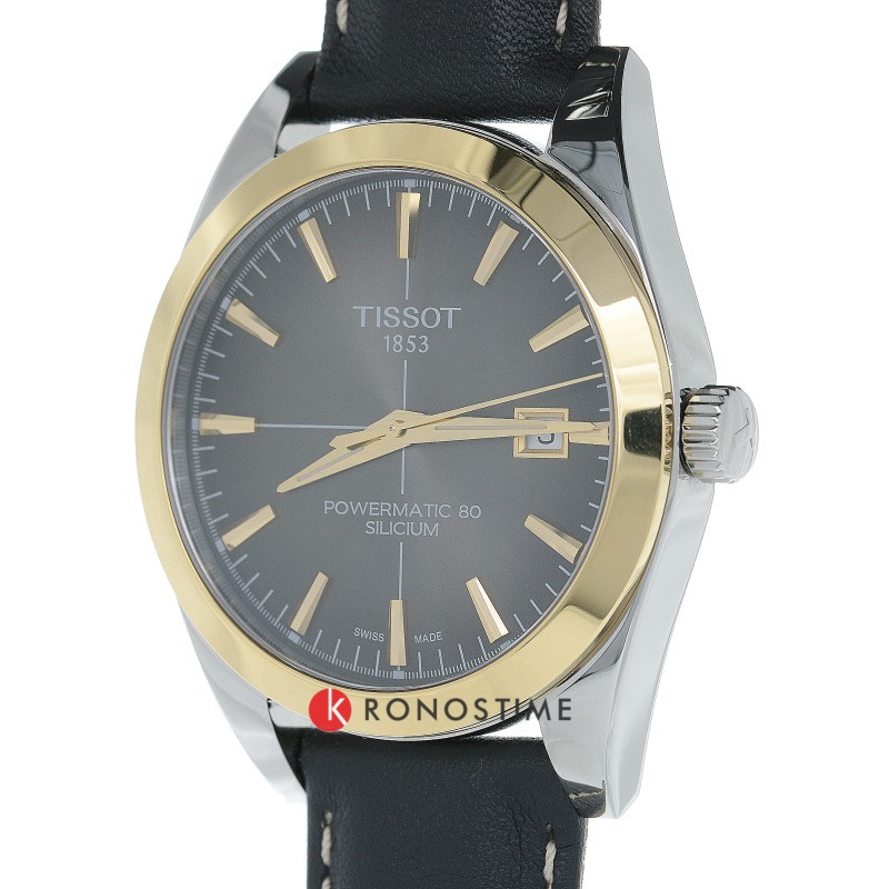 Фотография часов Tissot Gentleman Powermatic 80 Silicium 18K Gold T927.407.46.061.01_2