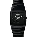 Rado Rado Sintra R13856702  R13856702 кварцевые женские часы  черный циферблат, браслет высокотехнологичная керамика — вид спереди