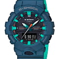Casio Casio G-Shock GA-800CC-2A GA GA-800CC-2A электронные мужские часы  синий циферблат, браслет полимер — вид спереди