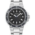 Guess Guess Sport Steel GW0426G1  GW0426G1 кварцевые мужские часы  черный циферблат, браслет нержавеющая сталь — вид спереди