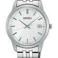 Seiko Seiko Conceptual Series Dress SUR397P1  SUR397P1 кварцевые мужские часы  белый циферблат, браслет нержавеющая сталь — вид спереди