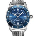 Breitling Breitling Superocean Heritage B20 Automatic 42 AB2010161C1A1  AB2010161C1A1 механические мужские часы  синий циферблат, браслет нержавеющая сталь — вид спереди