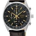 Seiko Seiko Conceptual Series Dress SSB385P1  SSB385P1 кварцевые мужские часы  зеленый циферблат, браслет кожаный — вид спереди