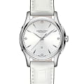 Hamilton Hamilton Jazzmaster Lady Auto H32315811  H32315811 механические женские часы  белый циферблат, браслет кожаный — вид спереди