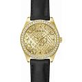 Guess Guess Trend Boa GW0989L2  GW0989L2 кварцевые женские часы  золотой циферблат, браслет кожаный — вид спереди