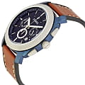 Fossil Fossil Machine Chronograph FS5232  американские мужские часы на браслете кожаный боковой вид