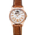 Hamilton Hamilton Jazzmaster Lady Auto H32345983  H32345983 механические женские часы  серебристый циферблат, браслет кожаный — вид спереди