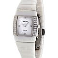 Rado Rado Sintra R13633702  R13633702 кварцевые мужские часы  белый циферблат, браслет керамика — вид спереди