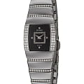 Rado Rado Sintra R13578982  R13578982 кварцевые женские часы  черный циферблат, браслет керамика — вид спереди
