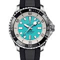 Breitling Breitling Superocean Automatic 44 A17376211L2S1  A17376211L2S1 механические мужские часы  голубой циферблат, браслет каучук — вид спереди