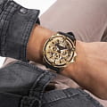Guess Guess Dress Steel GW0537G2 мужские часы золотой циферблат на запястье