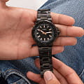 Guess Guess Sport Steel GW0426G3 кварцевые мужские часы часы, крупный план черный циферблат