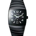 Rado Rado Sintra R13615152  R13615152 кварцевые мужские часы  черный циферблат, браслет керамика — вид спереди