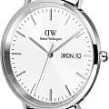 Daniel Wellington Daniel Wellington Classic Day Display Sheffield Silver DW00100832  наручные мужские часы фото под углом.