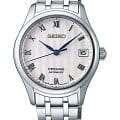 Seiko Seiko Presage SRPF49J1  SRPF49J1 механические женские часы  белый циферблат, браслет нержавеющая сталь — вид спереди