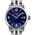 Tissot Tissot PRC 200 T055.410.11.047.00 PRC 200 T0554101104700 кварцевые мужские часы  синий циферблат, браслет нержавеющая сталь — вид спереди