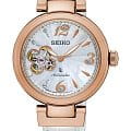 Seiko Seiko SSA812J1  SSA812J1 механические женские часы  перламутровый циферблат, браслет кожаный — вид спереди