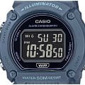 Casio Casio Collection W-219HC-2B collection японские мужские часы на браслете пластик боковой вид
