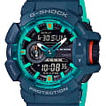 Casio Casio G-Shock GA-400CC-2A GA GA-400CC-2AER электронные мужские часы  черный циферблат, браслет пластик — вид спереди