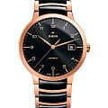 Rado Rado Centrix Automatic R30953152 Automatic R30953152 механические мужские часы  черный циферблат, браслет сталь + pvd + керамика — вид спереди