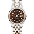 Hamilton Hamilton Jazzmaster Viewmatic Auto H32305195  H32305195 механические женские часы  коричневый циферблат, браслет нержавеющая сталь с pvd-покрытием — вид спереди
