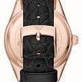 Emporio Armani Emporio Armani Cleo AR11514  итальянские женские часы на браслете кожаный боковой вид
