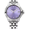 Raymond Weil Raymond Weil Tango 5960-ST-46001  5960-ST-46001 кварцевые женские часы  фиолетовый циферблат, браслет нержавеющая сталь — вид спереди