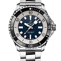 Breitling Breitling Superocean Automatic 44 A17376211C1A1  A17376211C1A1 механические мужские часы   циферблат, браслет нержавеющая сталь — вид спереди