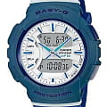 Casio Casio Baby-G BGA-240-2A2  BGA-240-2A2 кварцевые женские часы  белый циферблат, браслет полимер — вид спереди