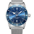 Breitling Breitling Superocean Heritage B20 Automatic 46 AB2020161C1A1  AB2020161C1A1 механические мужские часы  синий циферблат, браслет нержавеющая сталь — вид спереди