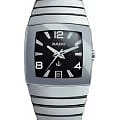 Rado Rado Sintra R13598152  R13598152 кварцевые мужские часы  черный циферблат, браслет керамика — вид спереди