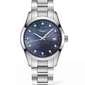 Longines Longines Conquest Classic L2.386.4.88.6  L23864886 кварцевые женские часы  перламутровый циферблат, браслет нержавеющая сталь — вид спереди