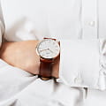 Daniel Wellington Daniel Wellington Classic St Andrews DW00100006 кварцевые мужские часы часы, крупный план белый циферблат