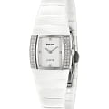 Rado Rado Sintra R13831702  R13831702 кварцевые женские часы  белый циферблат, браслет керамика — вид спереди