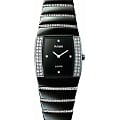 Rado Rado Sintra R13618719  R13618719 кварцевые мужские часы  черный циферблат, браслет керамика — вид спереди