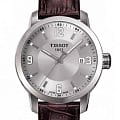 Tissot Tissot PRC 200 T055.410.16.037.00 PRC 200 T0554101603700 кварцевые мужские часы  серебристый циферблат, браслет кожаный — вид спереди