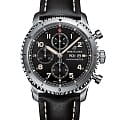 Breitling Breitling Aviator 8 Chronograph 43 A13316101B1X2  A13316101B1X2 механические мужские часы  черный циферблат, браслет кожаный — вид спереди