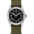 Hamilton Hamilton Khaki Field Expedition Auto H70225931  H70225931 механические женские часы  черный циферблат, браслет тканевый — вид спереди