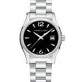 Hamilton Hamilton Jazzmaster Lady Quartz H32351135  H32351135 кварцевые женские часы  синий циферблат, браслет нержавеющая сталь — вид спереди