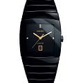 Rado Rado Sintra R13724712  R13724712 кварцевые мужские часы  черный циферблат, браслет керамика — вид спереди
