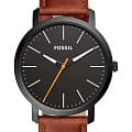 Fossil Fossil FB-02  BQ2310IE  BQ2310IE кварцевые мужские часы  черный циферблат, браслет кожаный — вид спереди