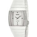 Rado Rado Sintra R13830702  R13830702 кварцевые мужские часы  белый циферблат, браслет керамика — вид спереди