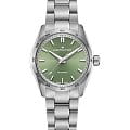 Hamilton Hamilton Jazzmaster Performer Auto H36105160  H36105160 механические женские часы  зеленый циферблат, браслет нержавеющая сталь — вид спереди