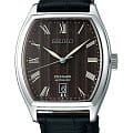 Seiko Seiko Presage SRPD07J1  SRPD07J1 механические мужские часы  черный циферблат, браслет кожаный — вид спереди