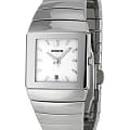 Rado Rado Sintra R13332142  R13332142 кварцевые мужские часы  серебристый циферблат, браслет керамика — вид спереди